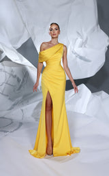 1 of 6 Modessa Couture M24621 Yellow