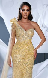 5 of 9 Modessa Couture M24643 Gold-Yellow