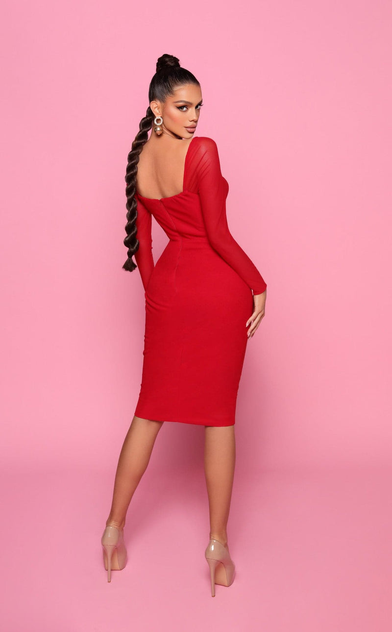 Nicoletta NP167 Dress Red