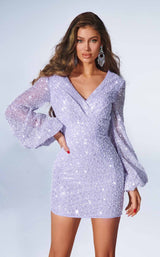 5 of 7 Portia and Scarlett PS23003 Dress Lilac