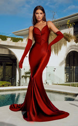 3 of 10 Portia and Scarlett PS23432 Dress RED