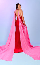 6 of 8 Rachel Allan 70494 Red/Fuchsia