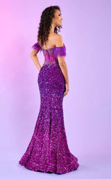 8 of 10 Rachel Allan 70552 Purple Ombre