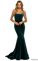 1 of 2 Sherri Hill 55465 Emerald