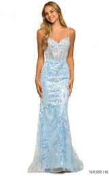 1 of 2 Sherri Hill 55502 Light-Blue