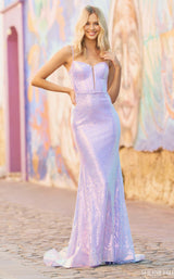 2 of 5 Sherri Hill 55522 Lilac