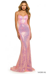 1 of 5 Sherri Hill 55522 Pink