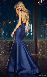 2 of 2 Sherri Hill 55674 Dress Navy