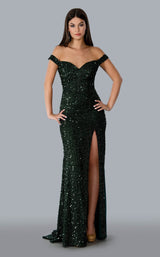 1 of 2 Stella Couture 23109 Green