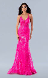 3 of 5 Stella Couture 24115 Fuchsia