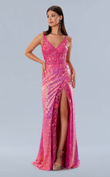 1 of 4 Stella Couture 24200 Fuchsia