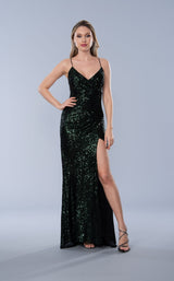 1 of 2 Stella Couture 24225 Green