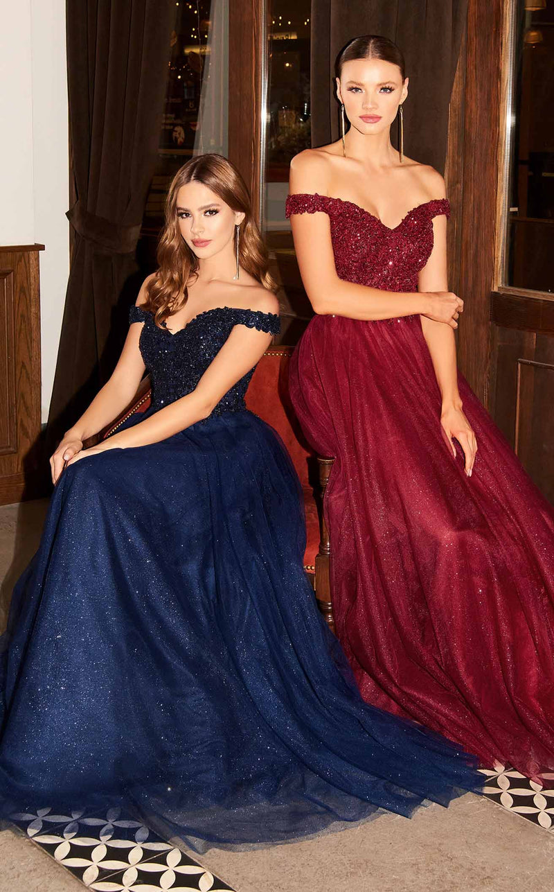 Cinderella Divine CD0177 Navy&Burgundy