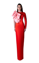 1 of 2 Edward Arsouni Couture FW0409 Orange