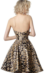 2 of 4 Jovani 1937 Animal-Print