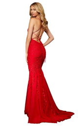 5 of 10 Sherri Hill 52338 Red