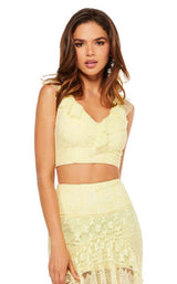 17 of 30 Sherri Hill 52472 Yellow