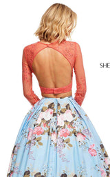 10 of 10 Sherri Hill 52717 Coral-Blue-Print