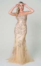 2 of 5 Glitz and Glam GG799 Dress Champagne