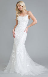 3 of 5 Glitz and Glam GG799 Dress White