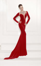 2 of 4 Tarik Ediz 92518 Dress Red