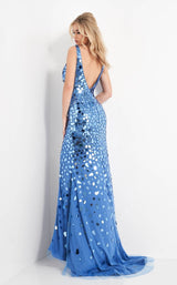 3 of 6 Jovani 02479 Periwinkle