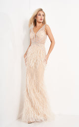 6 of 22 Jovani 03023 Dress Blush