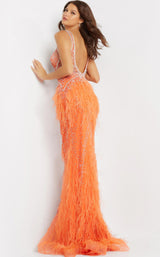 9 of 22 Jovani 03023 Dress Orange