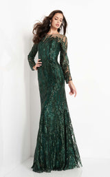 2 of 6 Jovani 03936 Dark-Green