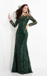 1 of 6 Jovani 03936 Dark-Green