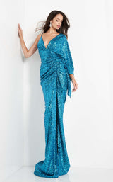 1 of 6 Jovani 04934 Dress Teal