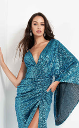 5 of 6 Jovani 04934 Dress Teal