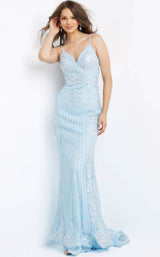 3 of 16 Jovani 05752 Dress Light Blue