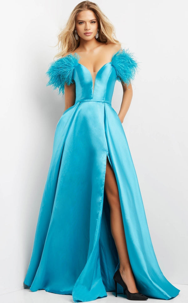 Jovani 08321 Teal