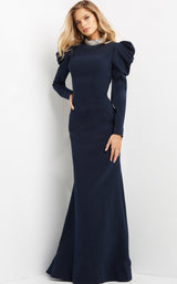 1 of 4 Jovani 08470 Navy