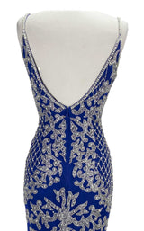 10 of 10 Paul Rekhi 1001 Dress Royal-Blue