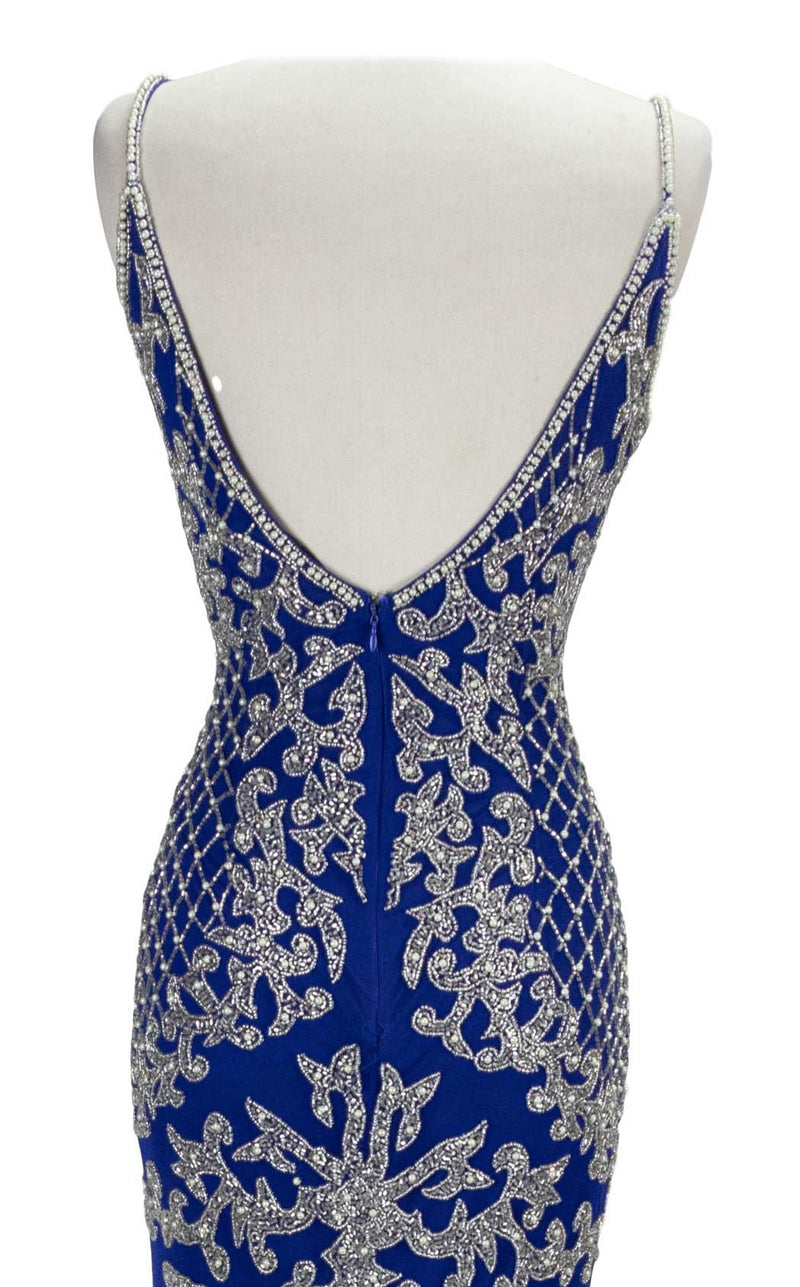 Paul Rekhi 1001 Dress Royal-Blue