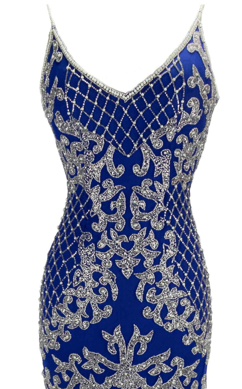 Paul Rekhi 1001 Dress Royal-Blue