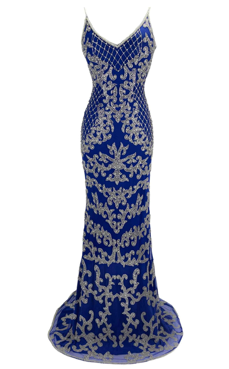 Paul Rekhi 1001 Dress Royal-Blue