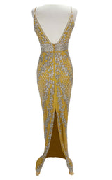 10 of 14 Paul Rekhi 1002 Dress Mustard