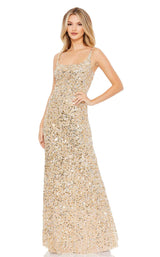 1 of 3 Mac Duggal 10705 Dress Gold