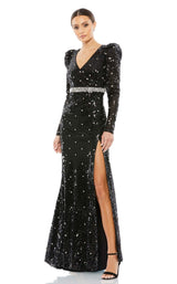 1 of 3 Mac Duggal 10736 Dress Black