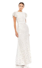 2 of 4 Mac Duggal 10748 Dress White