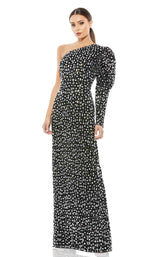 1 of 3 Mac Duggal 10768 Black-Silver