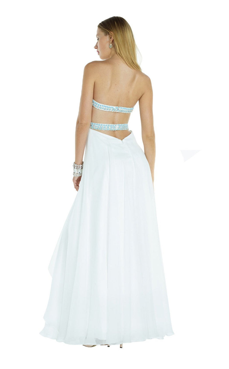 Alyce 1078 Diamond White-Turquoise