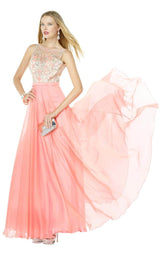 1 of 4 Alyce 1083 Pink Coral-Nude