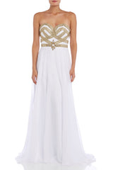 2 of 6 Alyce 1094 White/Gold