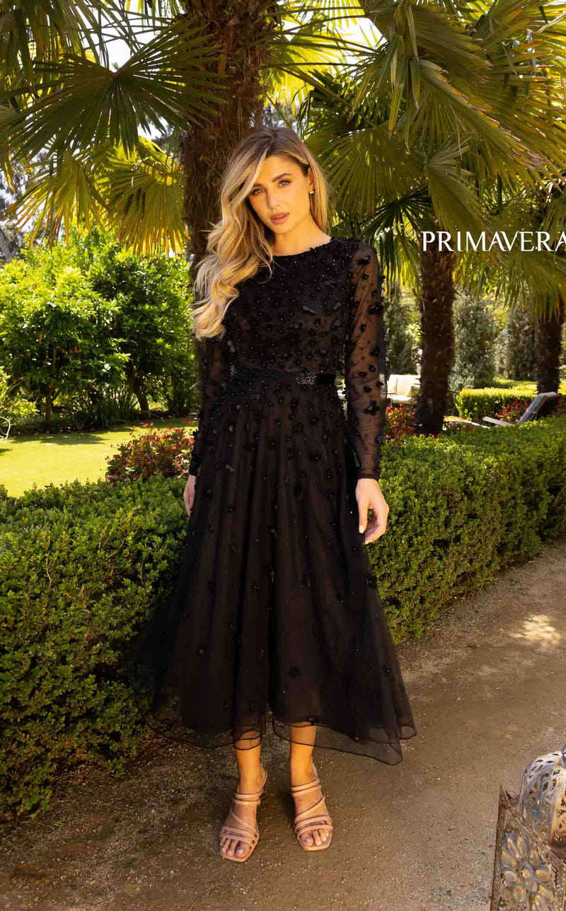 Primavera Couture 11072 Black Multi