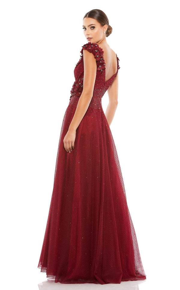 Mac Duggal 11152 Burgundy