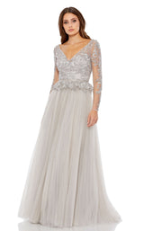 2 of 4 Mac Duggal 11168 Dress Silver